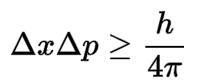 Heisenberg Uncertainty Principle Equation